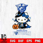 Georgia State Panthers Hello Kitty Horror 9 Svg Eps Dxf Png File, Digital Download