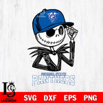 Georgia State Panthers Jack Skellington 3 Halloween Svg Eps Dxf Png File, NCAA svg, Digital Download, Instant Download