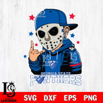 Georgia State Panthers Jason Voorhees Horror 9 Svg Eps Dxf Png File, NCAA svg, Digital Download, Instant Download
