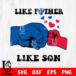 Georgia State Panthers Like Father Like Son Svg Eps Dxf Png File, Digital Download, Instant Download