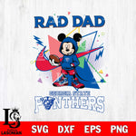 Georgia State Panthers Mickey Wearing Hoodie Rad Dad SVG DXF EPS PNG FILE, NCAA File Cut,Digital Download,Instant Download