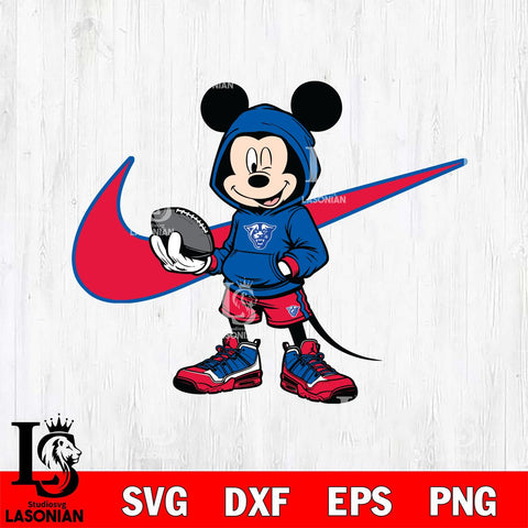 Georgia State Panthers Mickey Wearing Hoodie Sport Svg Eps Dxf Png File, NCAA svg, Digital Download, Instant Download