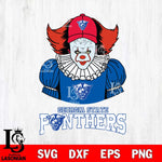Georgia State Panthers Pennywise Horror Sport 7 Svg Eps Dxf Png File, Digital Download