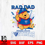 Georgia State Panthers Pooh Bear Rad Dad SVG DXF EPS PNG FILE, NCAA File Cut,Digital Download,Instant Download