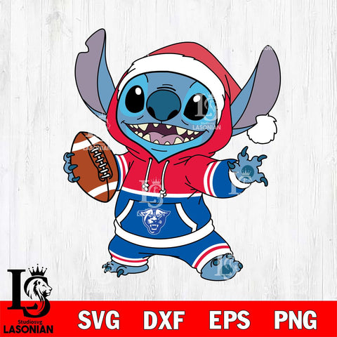 Georgia State Panthers Stitch Football Christmas File Cut, NCAA SVG DXF EPS PNG FILE, Digital Download , Criucut , Silhouette