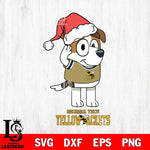Georgia Tech Yellow Jackets Christmas Bluey Jack Sport Cut Files,Bluey Cricut,Christmas Svg , Bluey svg , Digital Download, dxf eps png pdf file