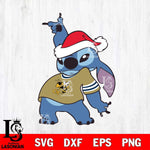 Georgia Tech Yellow Jackets Disney Lilo & Stitch Christmas Svg Eps Dxf Png File, Digital Download, Instant Download