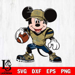 Georgia Tech Yellow Jackets Mickey Mouse Svg Eps Dxf Png File, NCAA svg, Digital Download, Instant Download