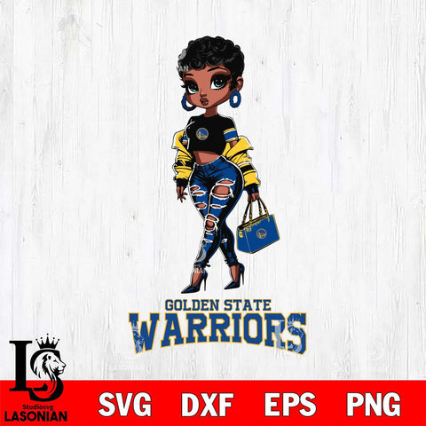 Golden State Warriors Beautiful Black Fan Girl