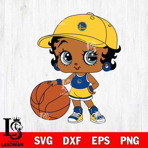 Golden State Warriors Betty Boop NBA 12 Svg Eps Dxf Png File, NBA svg, Digital Download, Instant Download