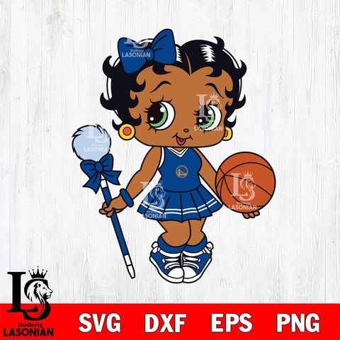 Golden State Warriors Betty Boop NBA 3 Svg Eps Dxf Png File, NBA svg, Digital Download, Instant Download
