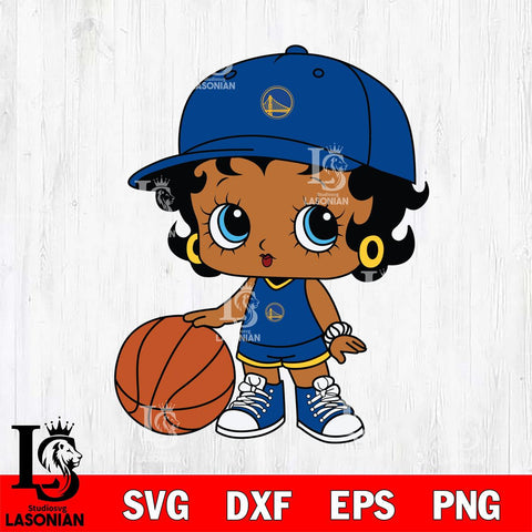 Golden State Warriors Betty Boop NBA 8 Svg Eps Dxf Png File, NBA svg, Digital Download, Instant Download