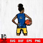 Golden State Warriors Girls sport 10 Svg Eps Dxf Png File, Digital Download, Instant Download
