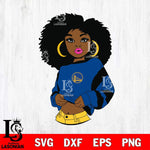 Golden State Warriors Girls sport 6 Svg Eps Dxf Png File, Digital Download, Instant Download