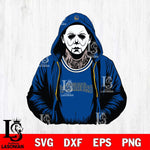 Golden State Warriors Michael Myers Horror basketball SVG DXF EPS PNG FILE, NBA File Cut,Halloween Digital Download,Instant Download, Silhouette