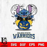 Golden State Warriors Stitch Horror Halloween Svg Eps Dxf Png File, Digital Download, Instant Download