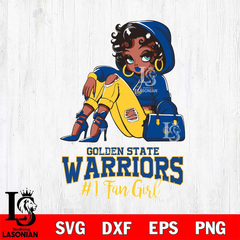 Golden State Warriors #1 beauty Black Fan Girl