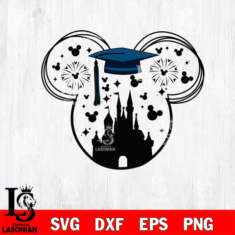 Graduation Senior 2025 Mickey SVG DXF EPS PNG FILE, Graduation File Cut,Digital Download,Instant Download,Disney Svg Files