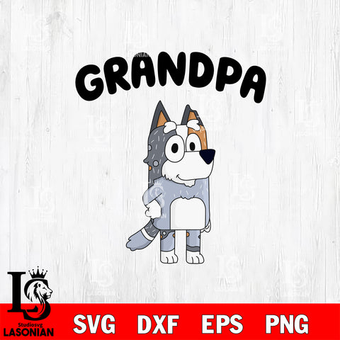 Grandmalife Bluey 2 Svg Eps Dxf Png File, Digital Download, Instant Download
