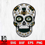 Green Bay Packers Badass Mexico Skull SVG