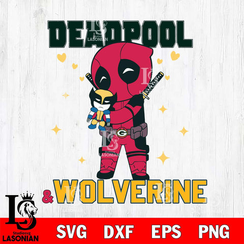 Green Bay Packers Deadpool 5 Sport Svg Eps Dxf Png File, Digital Download, Instant Download