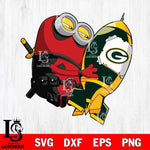 Green Bay Packers Deadpool Minion Marvel Svg Eps Dxf Png File, Digital Download, Instant Download
