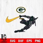 Green Bay Packers Deadpool Nike Svg Eps Dxf Png File, Digital Download, Instant Download