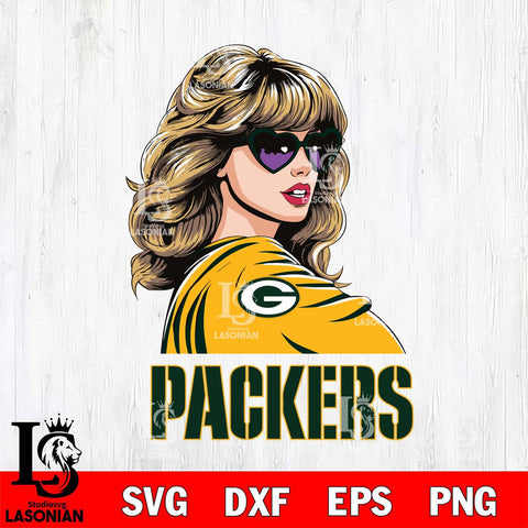 Green Bay Packers Fan And Taylor Swift Fan Svg Eps Dxf Png File, Digital Download, Instant Download
