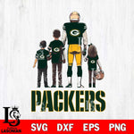 Green Bay Packers Father Football SVG DXF EPS PNG FILE,NFL SVG, Father day Digital Download,Instant Download, Silhouette
