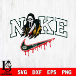 Green Bay Packers Ghostface Nike Svg Eps Dxf Png File, Digital Download, Instant Download