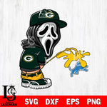 Green Bay Packers Ghostface Piss On Detroit Lions Svg Eps Dxf Png File, Digital Download, Instant Download