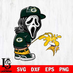 Green Bay Packers Ghostface Piss On Minnesota Vikings Svg Eps Dxf Png File, Digital Download, Instant Download