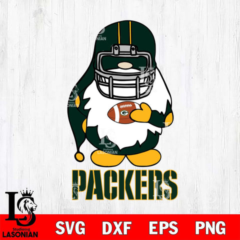 Green Bay Packers Gnomes Christmas Svg Eps Dxf Png File, Digital Download, Instant Download