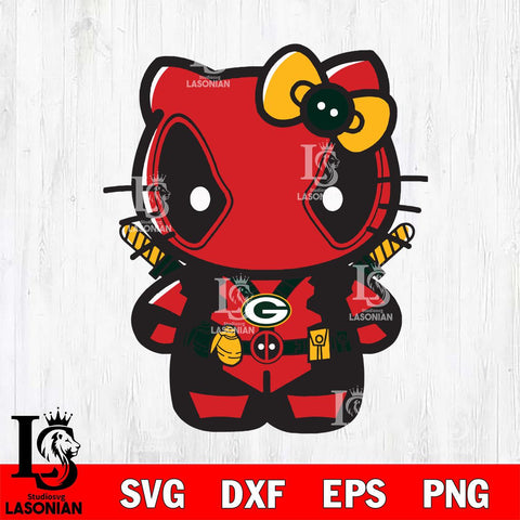Green Bay Packers Hello Kidpool Svg Eps Dxf Png File, Digital Download, Instant Download