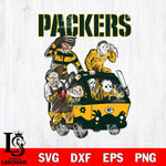 Green Bay Packers Jason Voorhees Horror 10 Svg Eps Dxf Png File, NFL svg, Digital Download, Instant Download