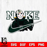 Green Bay Packers Jason Voorhees Nike Svg Eps Dxf Png File, Digital Download, Instant Download