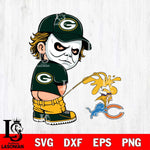Green Bay Packers Michael Myers Piss On Bears, Vikings, Lions Svg Eps Dxf Png File, Digital Download, Instant Download