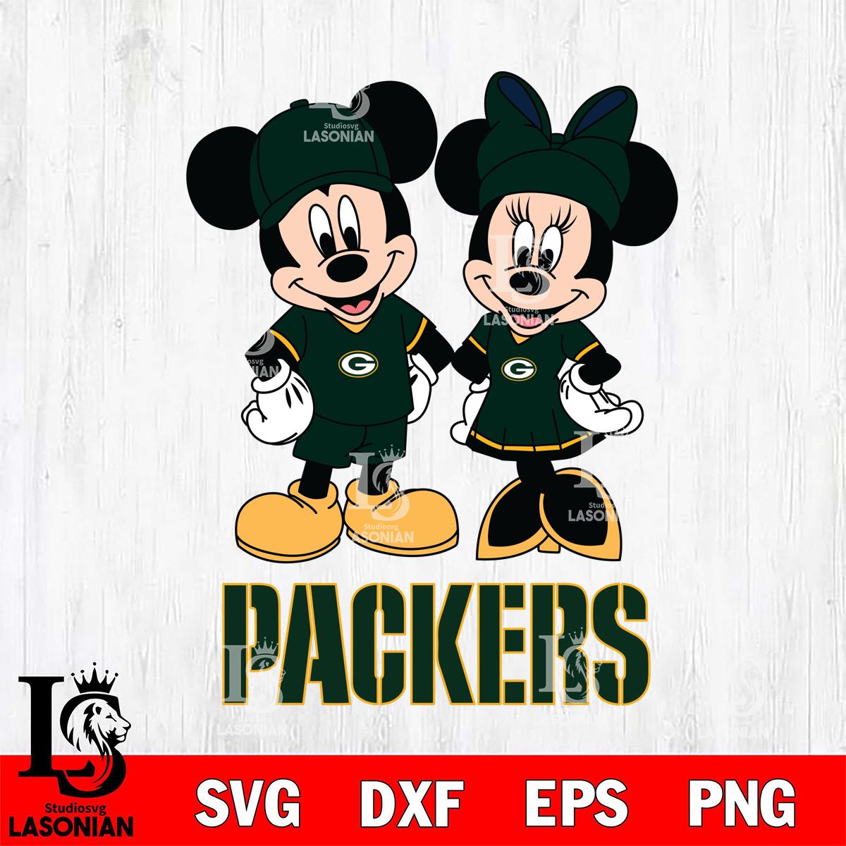 Green Bay Packers Mickey Minnie Rugby – lasoniansvg