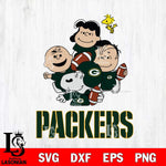 Green Bay Packers Snoopy Sport 4 Svg Eps Dxf Png File, NFL svg, Digital Download, Instant Download