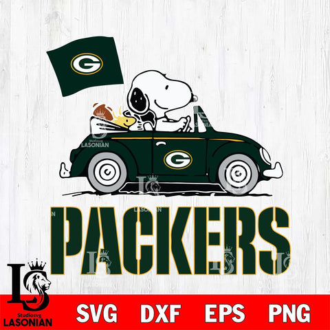 Green Bay Packers Snoopy Sport 5 Svg Eps Dxf Png File, NFL svg, Digital Download, Instant Download
