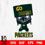 Green Bay Packers Stitch Go cheer SVG DXF EPS PNG FILE, NFL File Cut, Digital Download,Instant Download, Silhouette, Cricut