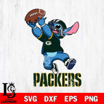 Green Bay Packers Stitch Rugby Ball SVG DXF EPS PNG FILE, Stitch File Cut,NFL Digital Download,Instant Download, Silhouette