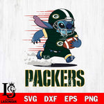 Green Bay Packers Stitch Run Football SVG DXF EPS PNG FILE, NFL File Cut, Digital Download,Instant Download, Silhouette, Cricut