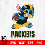 Green Bay Packers Stitch Run Rugby Ball SVG DXF EPS PNG FILE, Stitch File Cut,NFL Digital Download,Instant Download, Silhouette