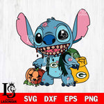 Green Bay Packers Stitch Zombie Football Svg Eps Dxf Png File, NFL svg, Digital Download, Instant Download