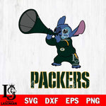 Green Bay Packers Stitch vuvuzela SVG DXF EPS PNG FILE, NFL File Cut, Digital Download,Instant Download, Silhouette, Cricut