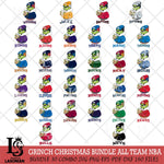 Grinch Bougie Christmas NBA Cut Files Cricut, Svg Dxf Eps Png file , Silhouette