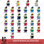 Grinch Bougie Sport NBA ALL TEAM Svg Eps Dxf Png File, Digital Download, Instant Download