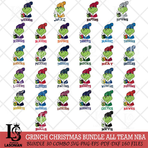Grinch Cofffe Christmas NBA Cut Files Cricut, Svg Dxf Eps Png file , Silhouette