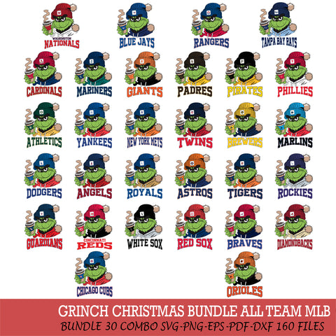 Grinch Cofffe Hoodie MLB ALL TEAM Cut Files Cricut, Svg Dxf Eps Png file , Silhouette